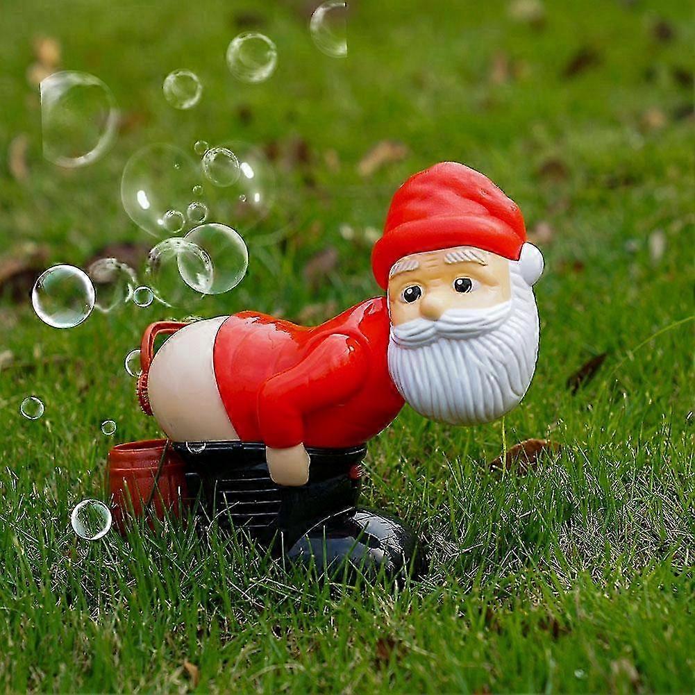 Electric Festive Santa Bubble Toy