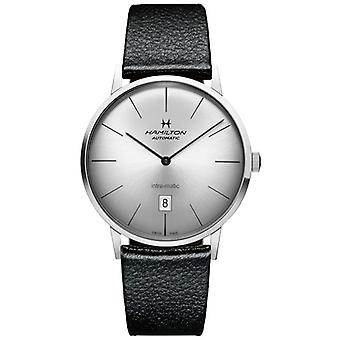 R.hamilton xl intra-matic.ac.esf.pl- Automatic Analog Man Watch with H38755751 Cowskin Bracelet