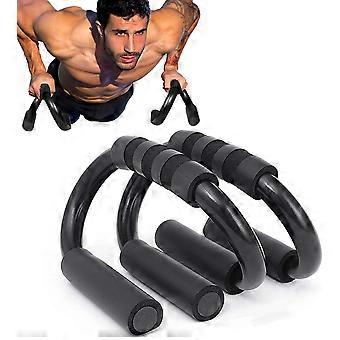 Sports Foam-Covered Push-Up Bars, S-Shaped, Anti-Slip Lightweight