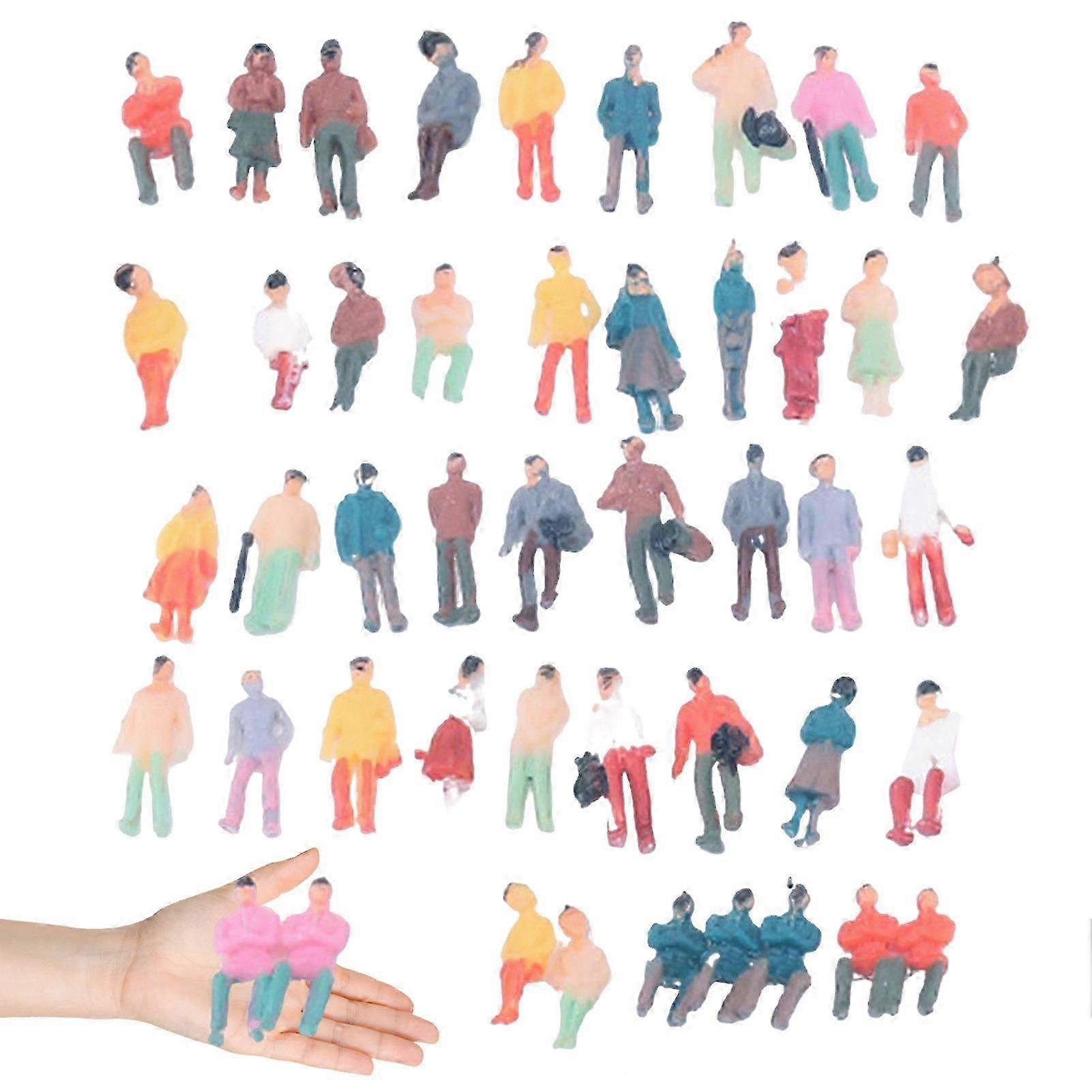 100pc Vibrant Miniature Figures