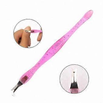 Stainless Steel Cuticle Remover Tool with Dual Cutter and Pusher Design for Nail Care 110mm x 9mm Single Piece