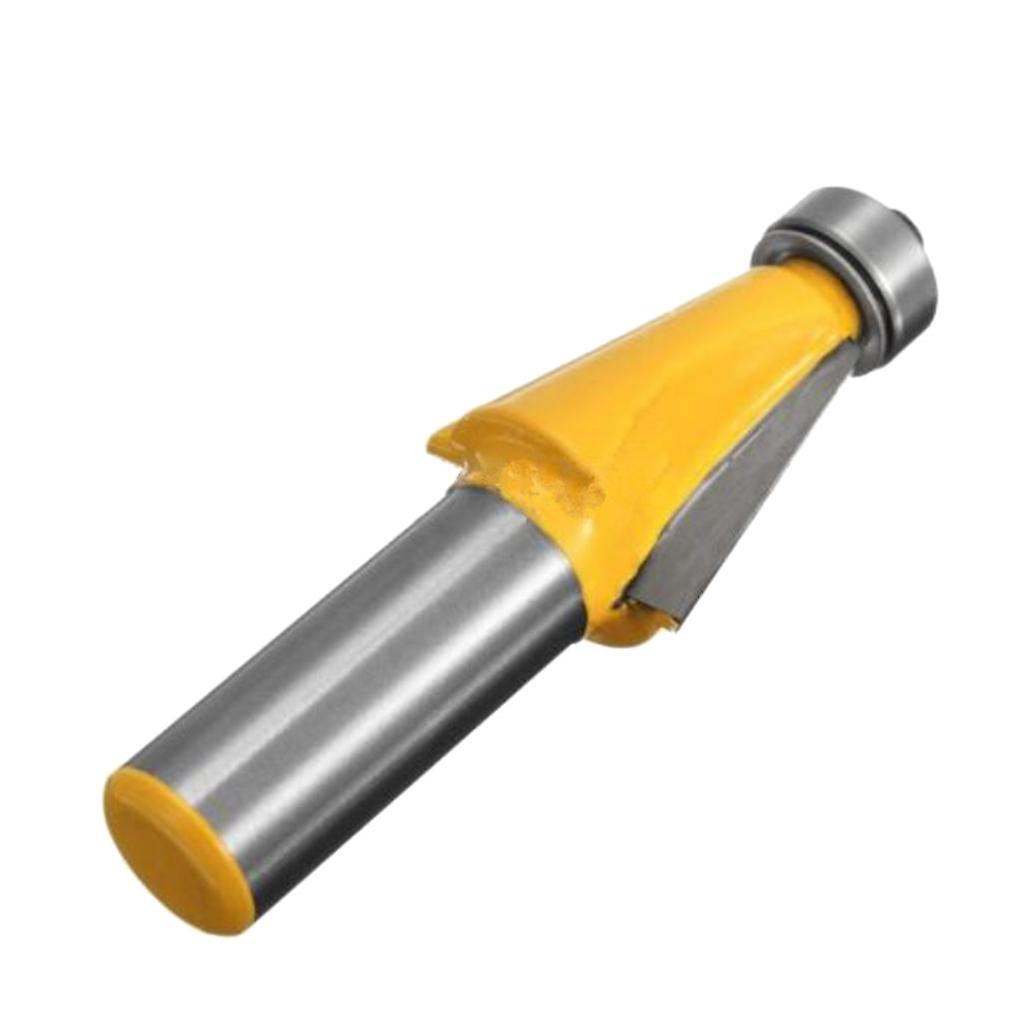 1/2inch Shank 15 Degree Chamfer Bevel Edging Router Bit Woodworking Cutter