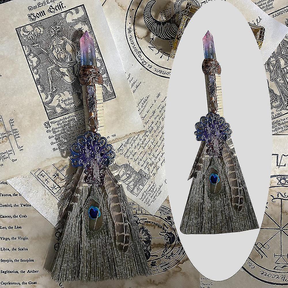 Witch Altar Broom Handmade Mane Broomstick Wiccan Ritual Broom