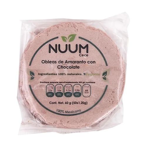 Chocolate amaranth wafers 60 g (Chocolate)