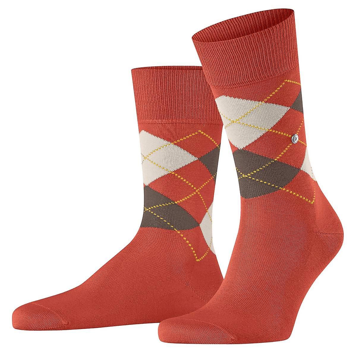 Burlington Manchester Socks - Sunset Orange