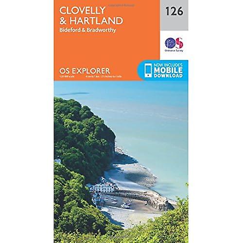 OS Explorer Map (126) Clovelly and Hartland