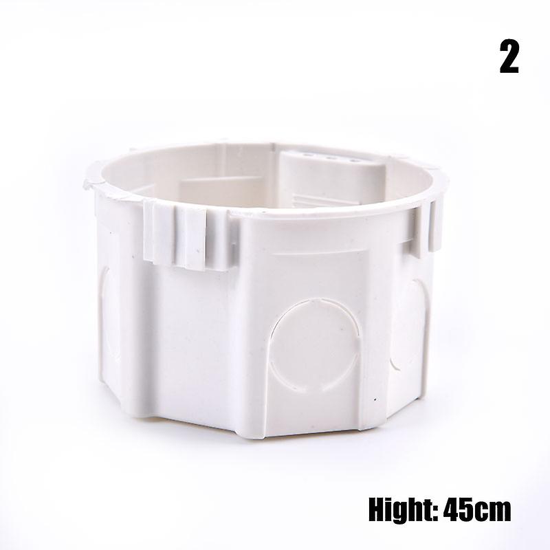 Wall Mounting White Box Internal Cassette For Eu Standard Switch And Socket