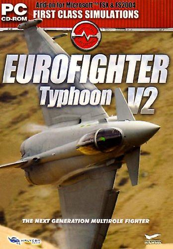 Eurofighter v2 - Add on for FS 2004FSX (PC CD) - New & Sealed