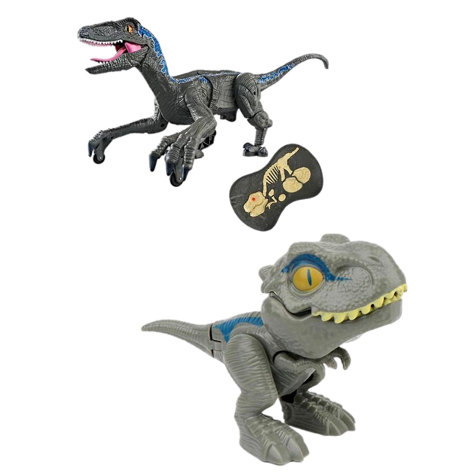 Remote Control Walking Roaring Dinosaur Toy with A Small Tyrannosaurus