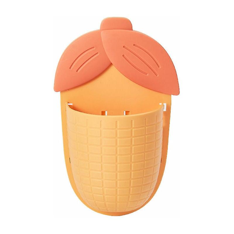 Kitchen no punching sundries organize storage rack