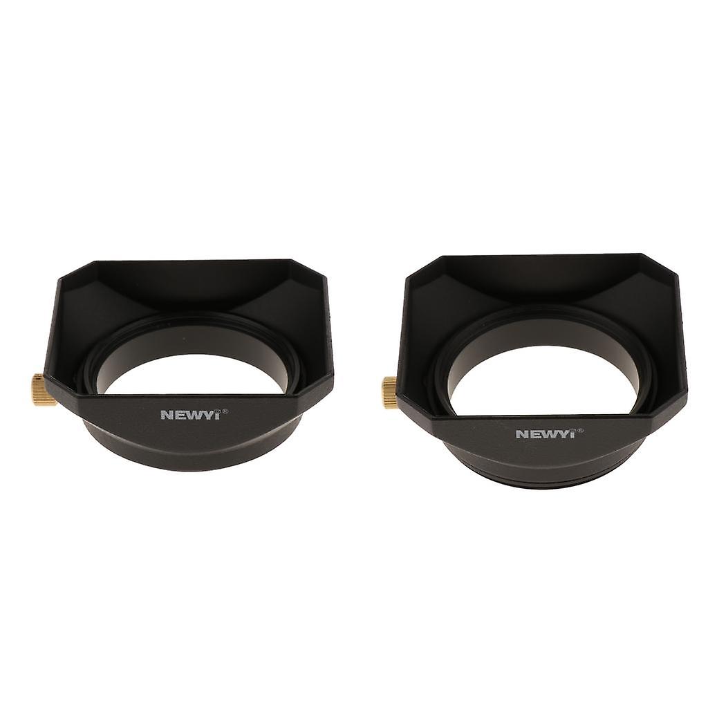 DSLR Mirrorless Camera Lens Hood Square Protector Accessory Kit 52mm+49mm