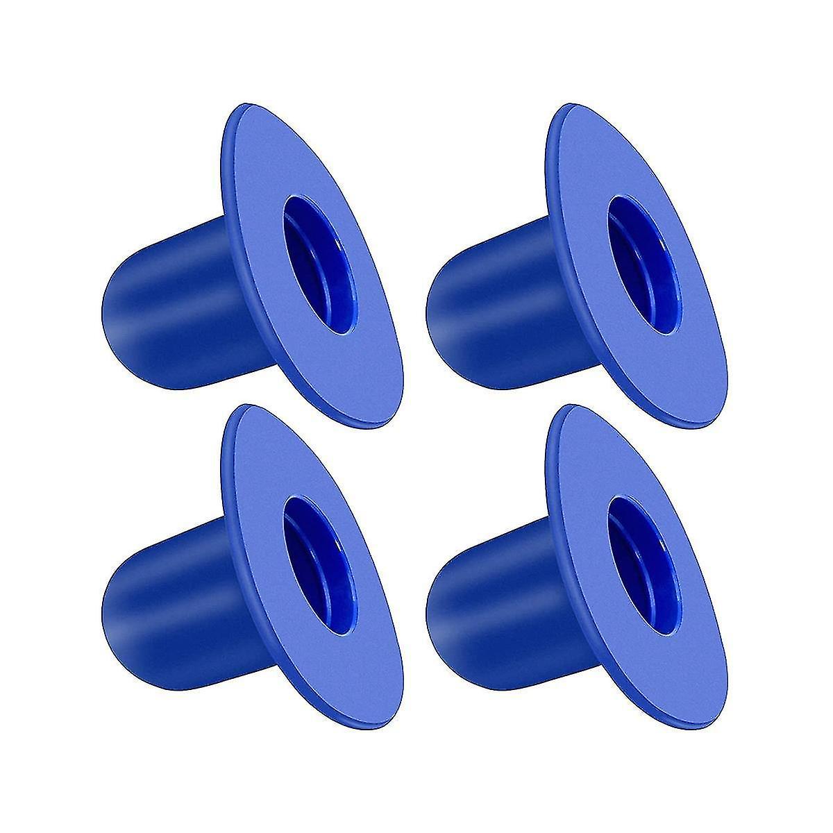 4pcs Swimming Pool Kit Plugs Wall Plug Ground Pool Fitting Filter Pump Hole Plug Stopper For Blue