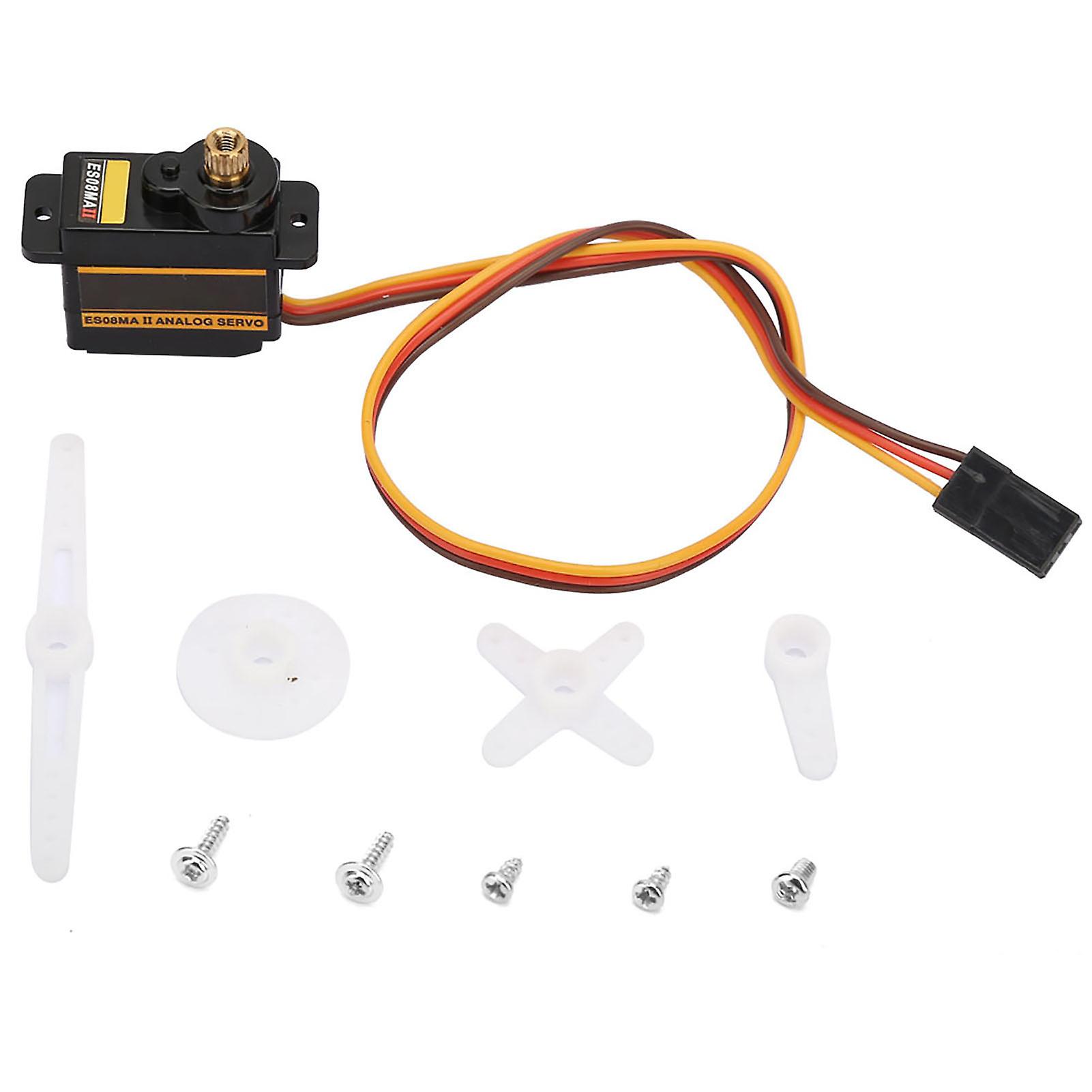 Metallgetriebe Servo Set für EMAX ES08MA II 12g/1,8 kg/10 Sekunden High Speed Servo Analog Getriebe
