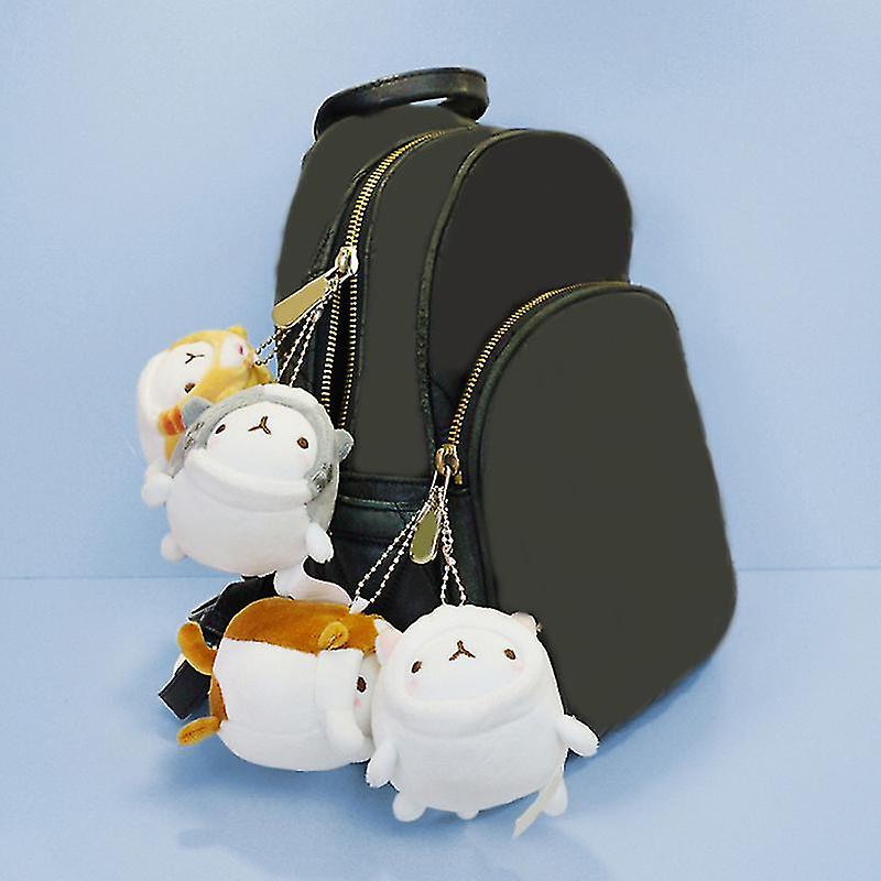 القطيفة مفتاح قلادة جميل الكرتون الأرنب عبر الملابس دمية القطيفة شنقا زخرفة PP القطن أرنب دمية لعبة على ظهره سلسلة المفاتيح الملحقات الفتيات المتحركة
