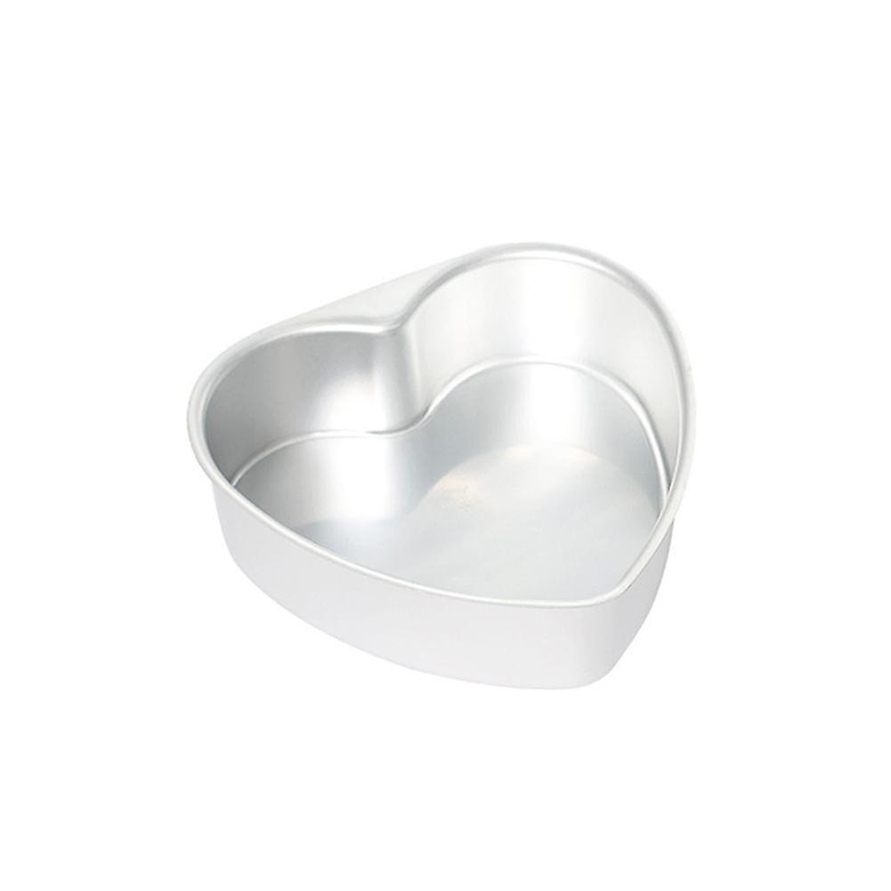 ZHOUBA 6/8/10 Inch Heart Shape Non-stick Removable Bottom Baking Pan Kitchen Cake Mold