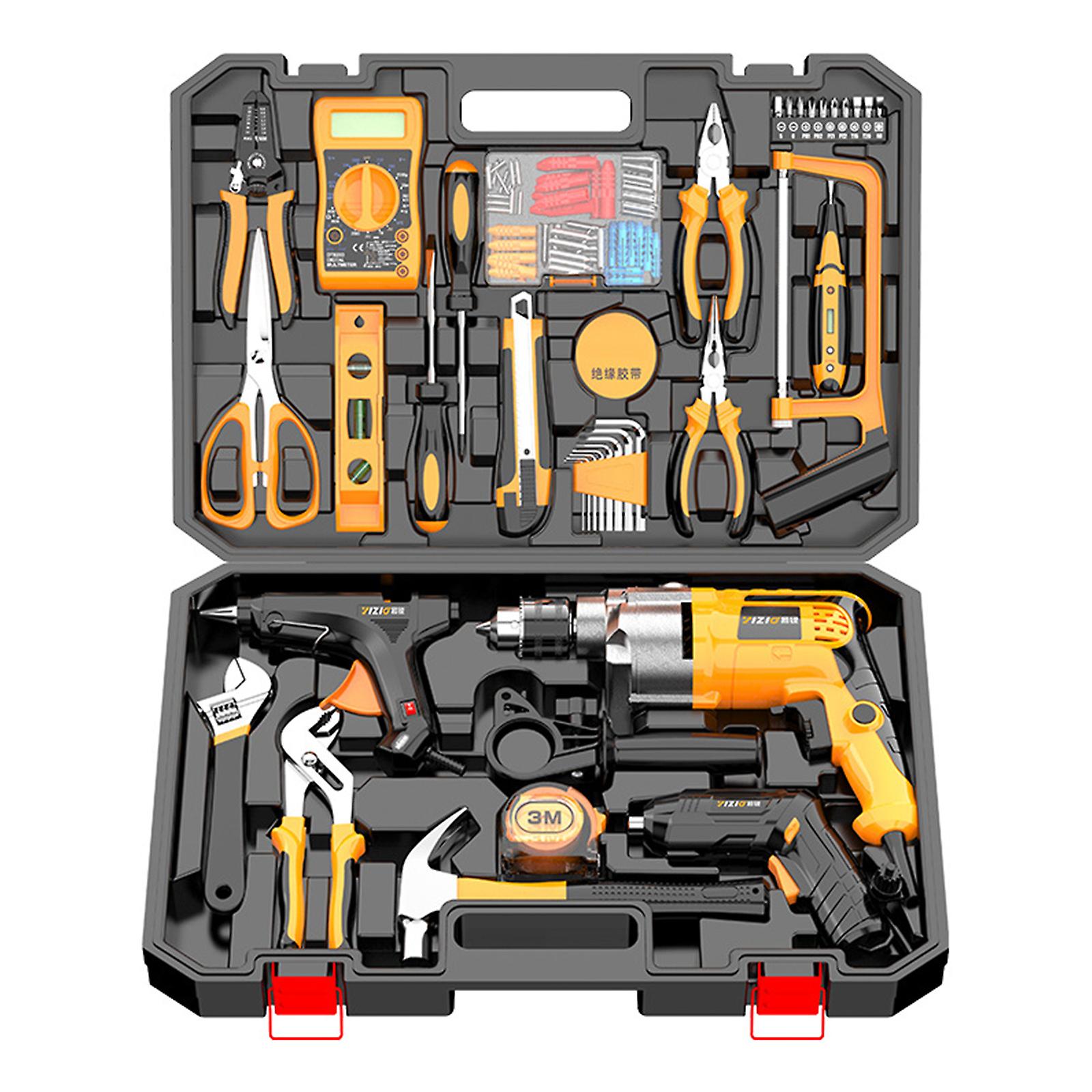 Power Tool Combo Kits W/cordless Drill, Professional Household Home Tool Kit Set