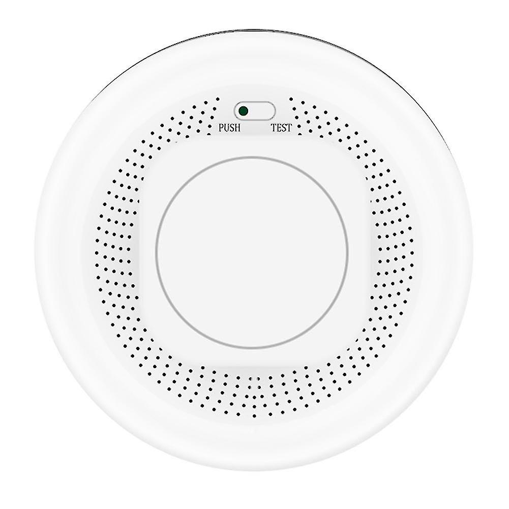 Tuya Smart Zigbee Smoke Detector Sensor Security Alarm System Smart Living Battery Powered