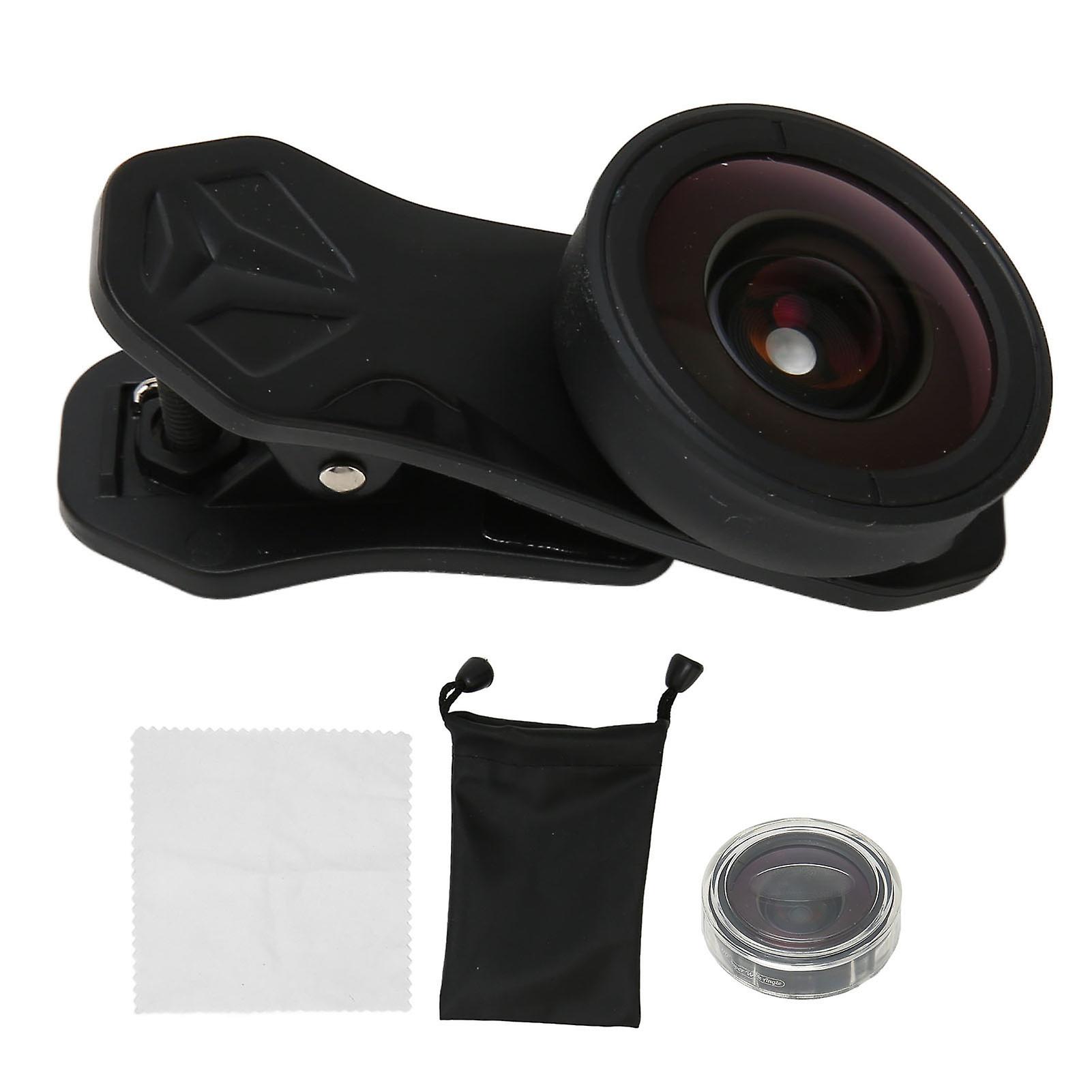 170° Super Wide Angle Phone Lens Clip-On for iOS & Android: HD Quality, Easy Use, Portable