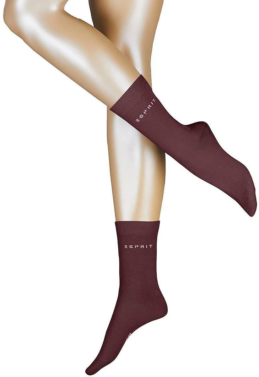 Esprit Uni 2 Pack Socks - Shadow Red