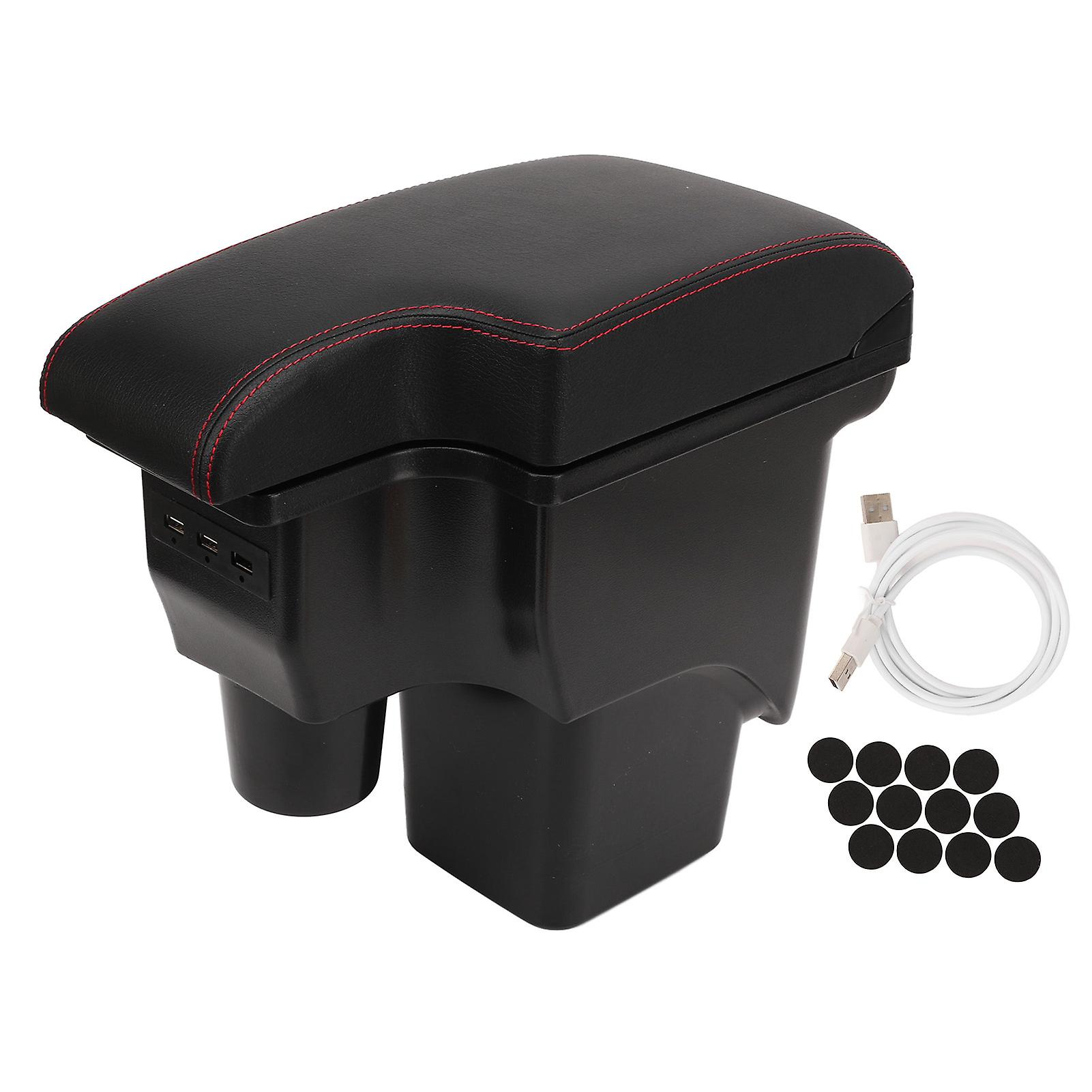 Central Store Content Box,Armrest Box Center Console Interior Armrest Interior Storage Organizer Box Finely Tuned Performance