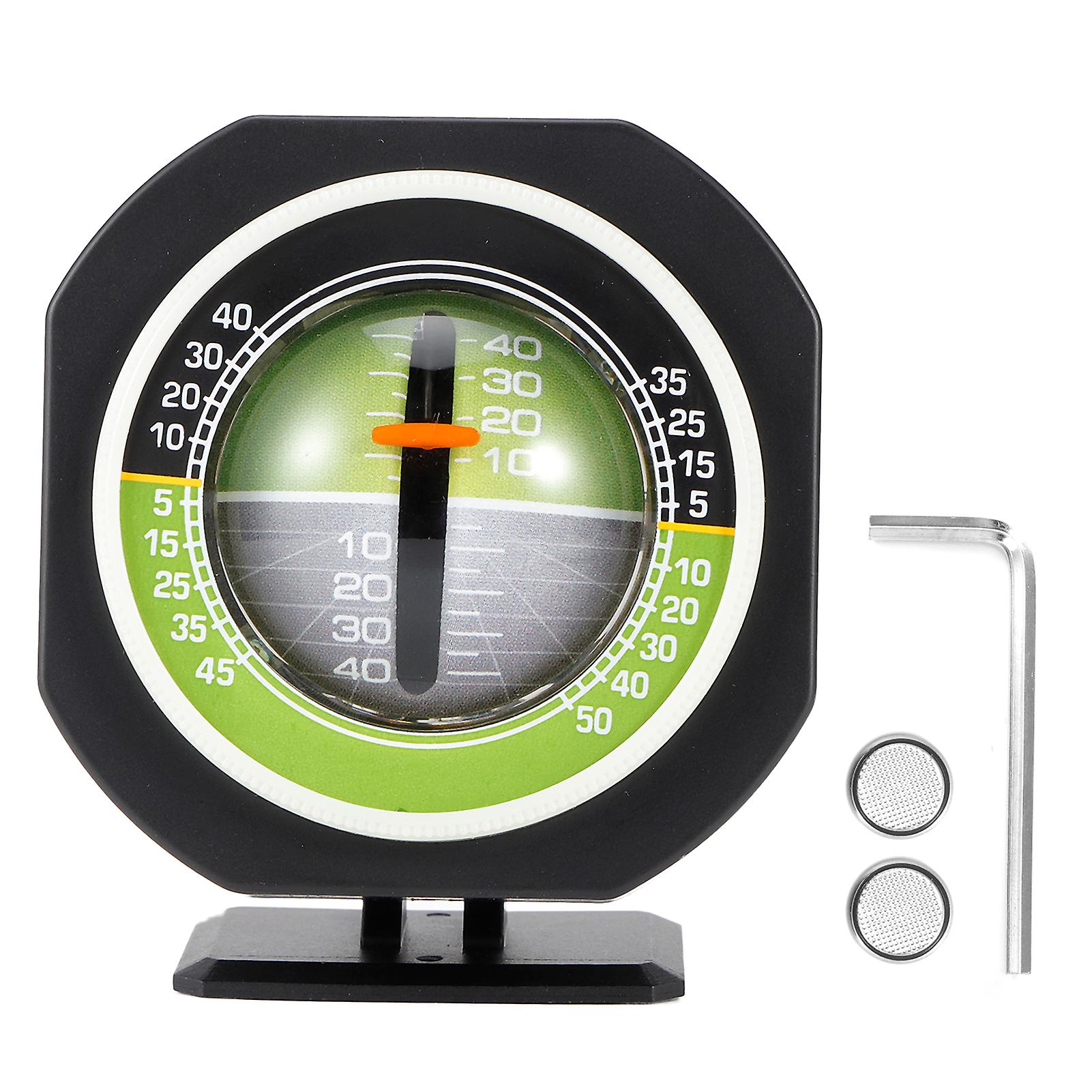 High Precision LED Car Inclinometer, Built-in LED Adjustable Angle Slope Indicator