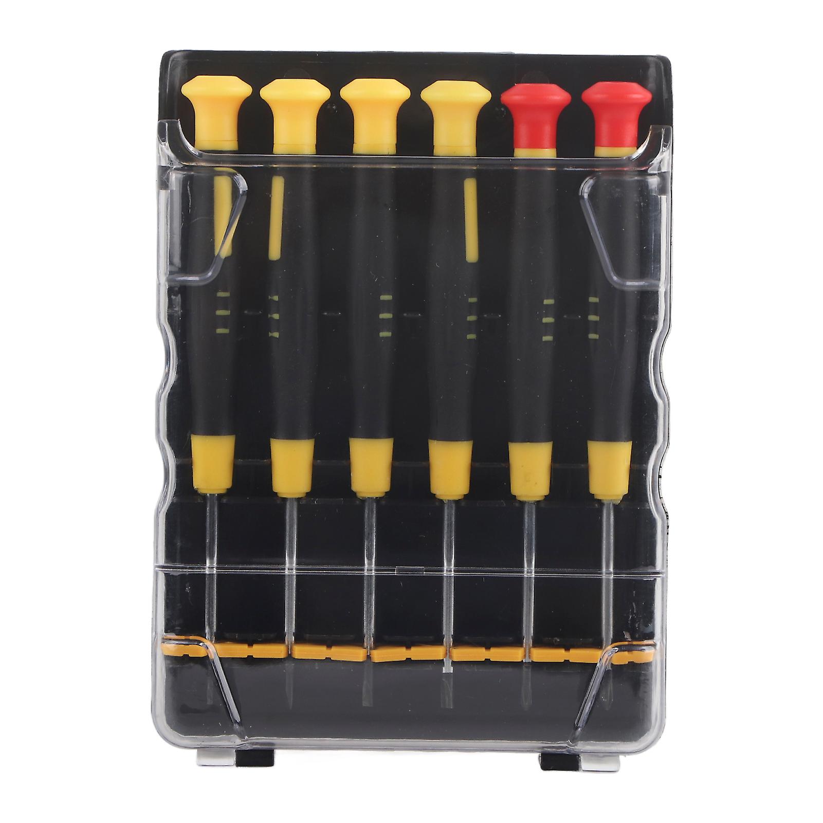 6pcs Small Screwdriver Kit Flathead Cross Precision Head Mini Screwdriver Set for Micro Tiny Screws