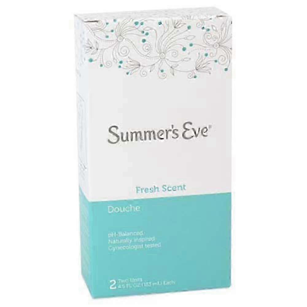 Summer's Eve Fresh Scent Douche, 2 X 4.5 Oz