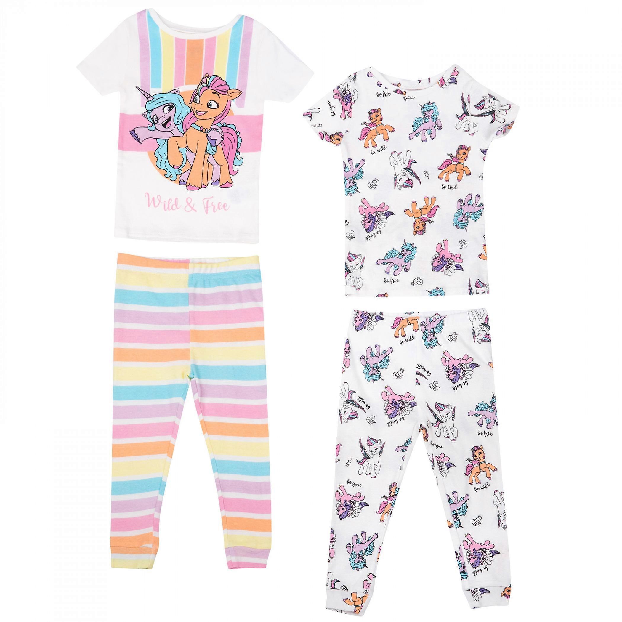 My Little Pony Wild and Free 4-Piece Toddler Boys Pajama Set