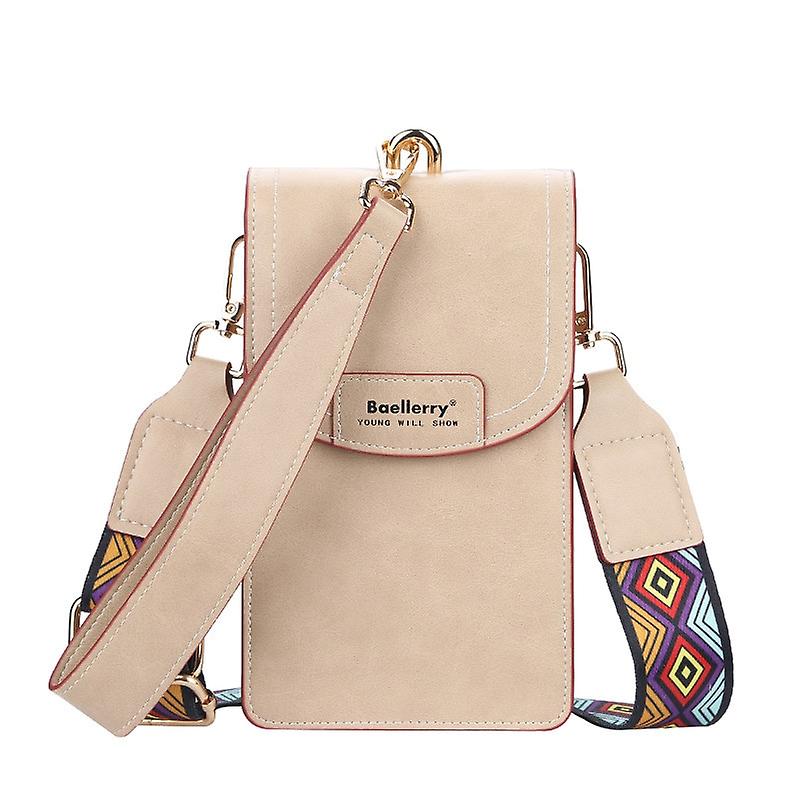 Kézitáska Divat Női Mini válltáskák Kis crossbody Messenger táska Csuklópánt Design Minőségi telefon zseb Női Multi Card tartó