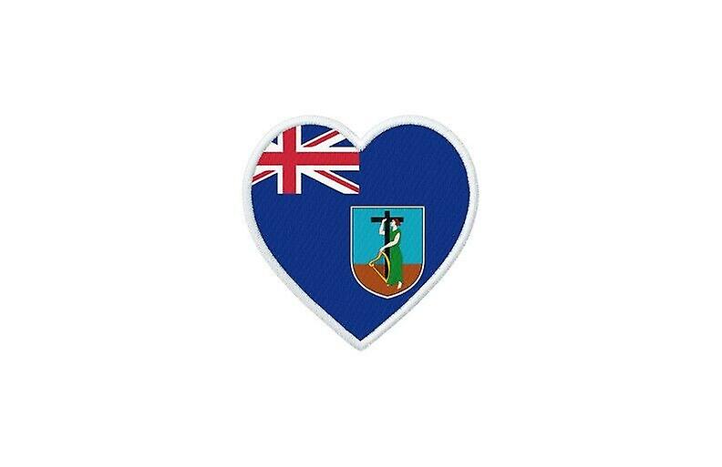 Patch badge ecusson prints thermocollant flag heart ME montserrat