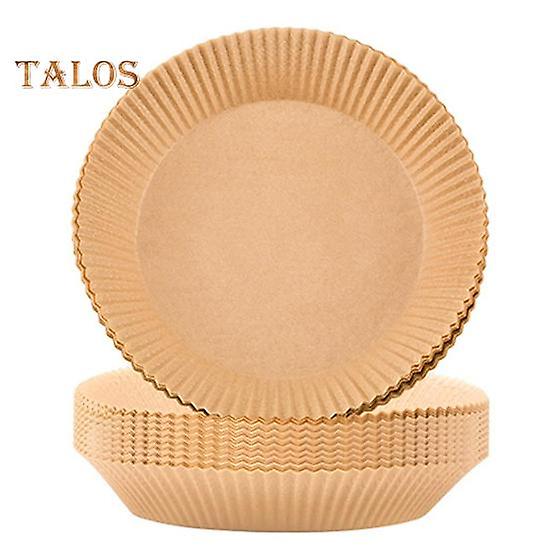 100Pcs Fryer Liners Non-Stick High-Temperature Resistant Round Parchment Paper for Frying Baking Microwave Oven Use