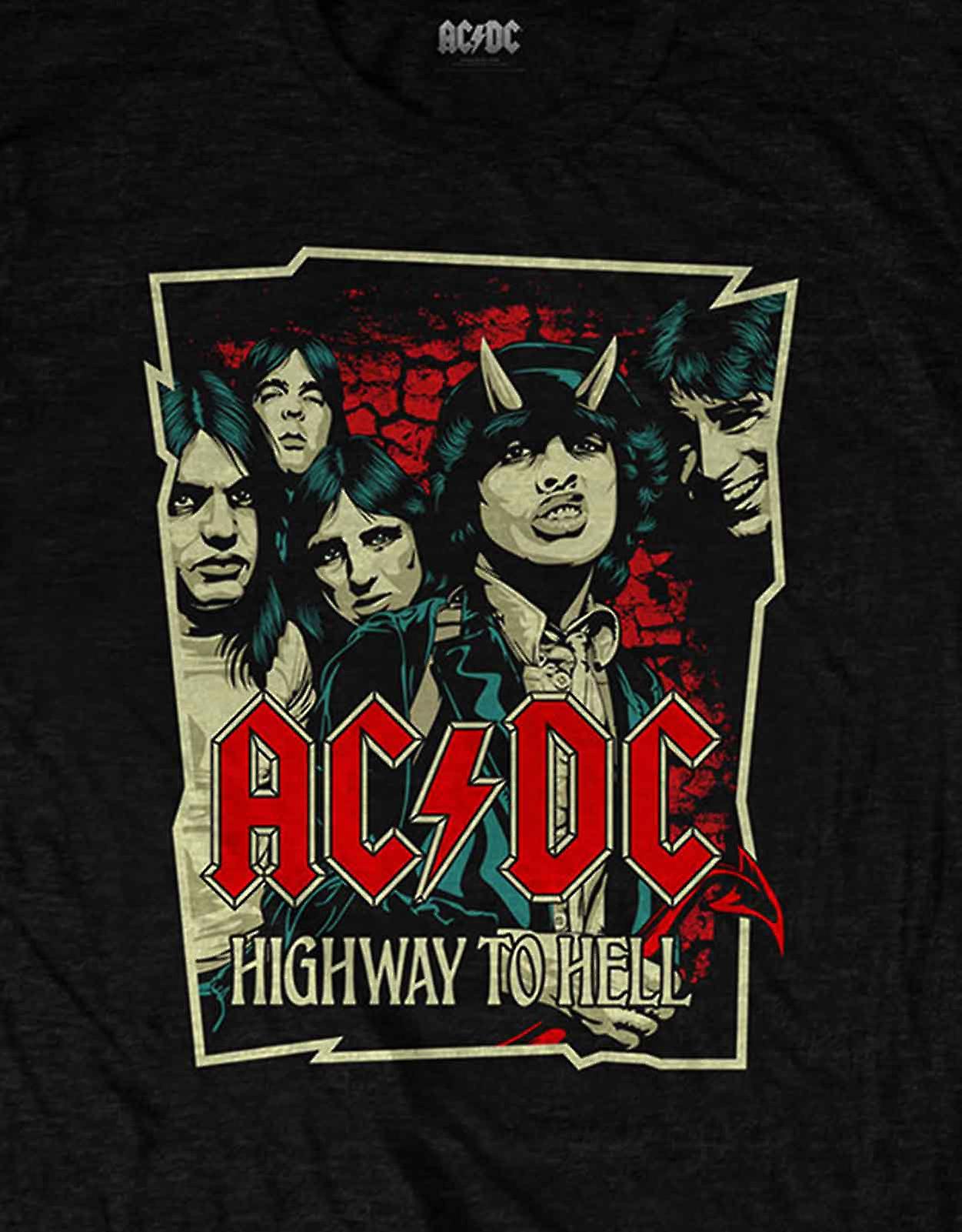 AC/DC Highway To Hell Sketch T Shirt | Fruugo US