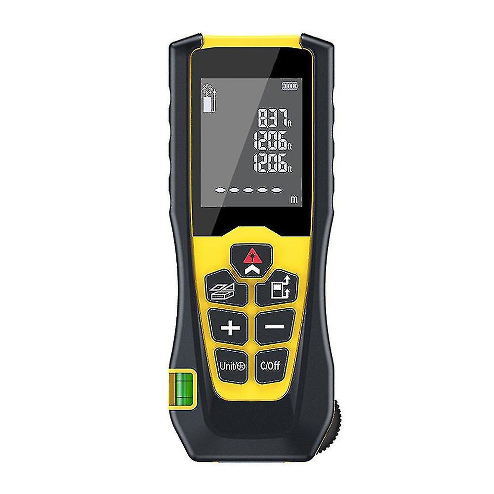Laser Rangefinder High-precise Electronic Measuring Ruler Length Area Volumes Measuring Device Lcd Distance Meter
