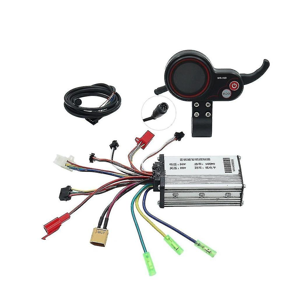 36V 500W Controller Mr-100 Lcd Display Meter Dashboard Kit For Electric