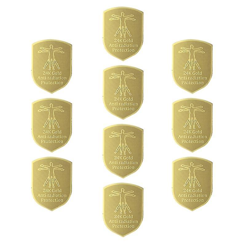 10pcs Anti Radiation Protector Scalar Shield EMF for Protection Cell Phone Stick