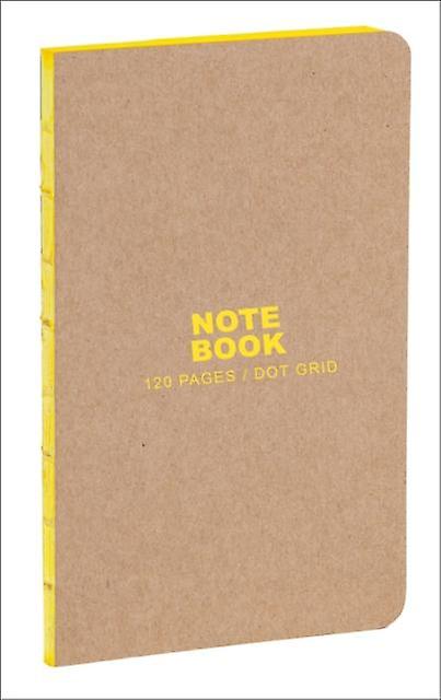 Kraft And Yellow Small Bullet Journal Paperback Book