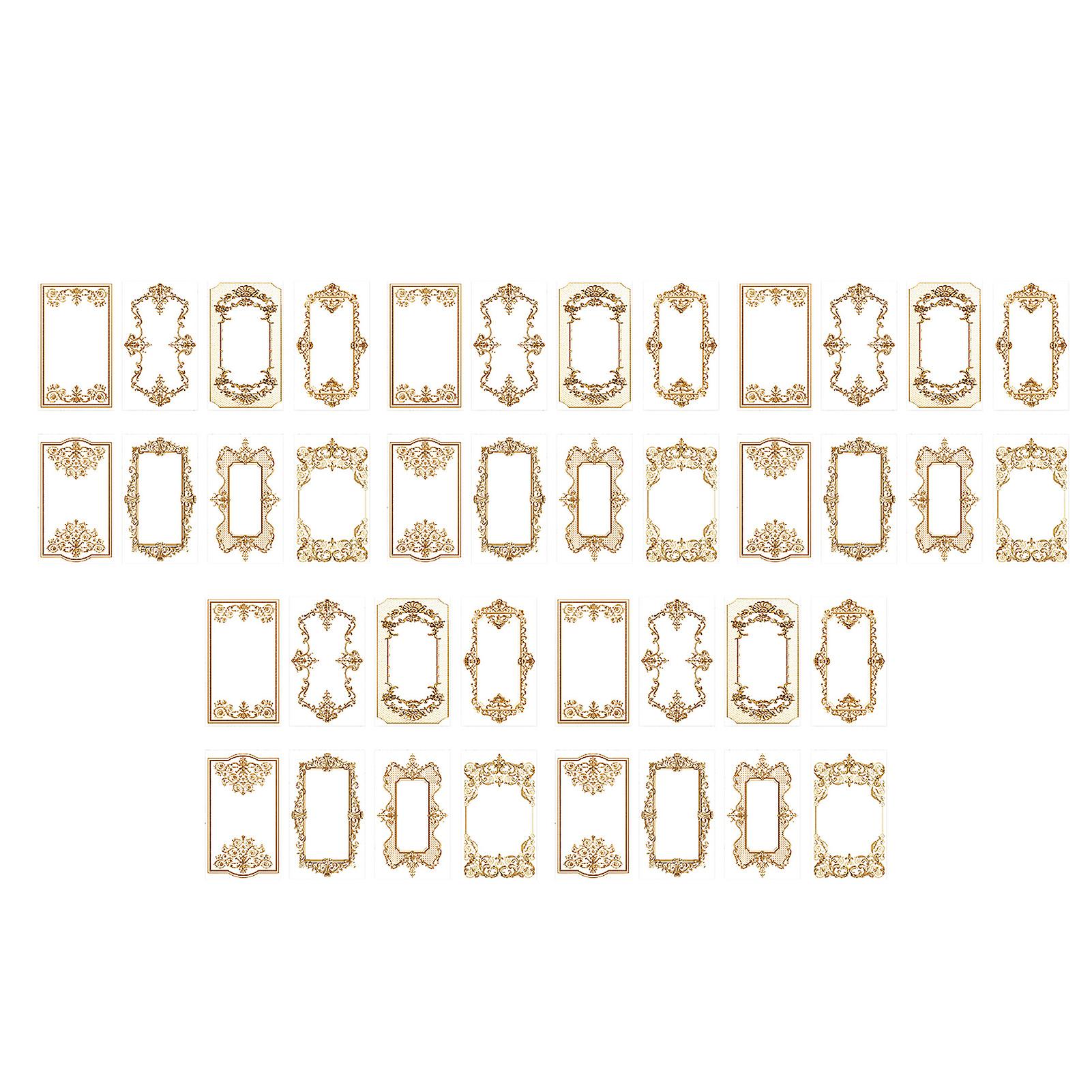 Scrapbook Sticky Notes Multipurpose Exquisite Decorative Sticky Paper Notepads for DIY Crafts Type 2