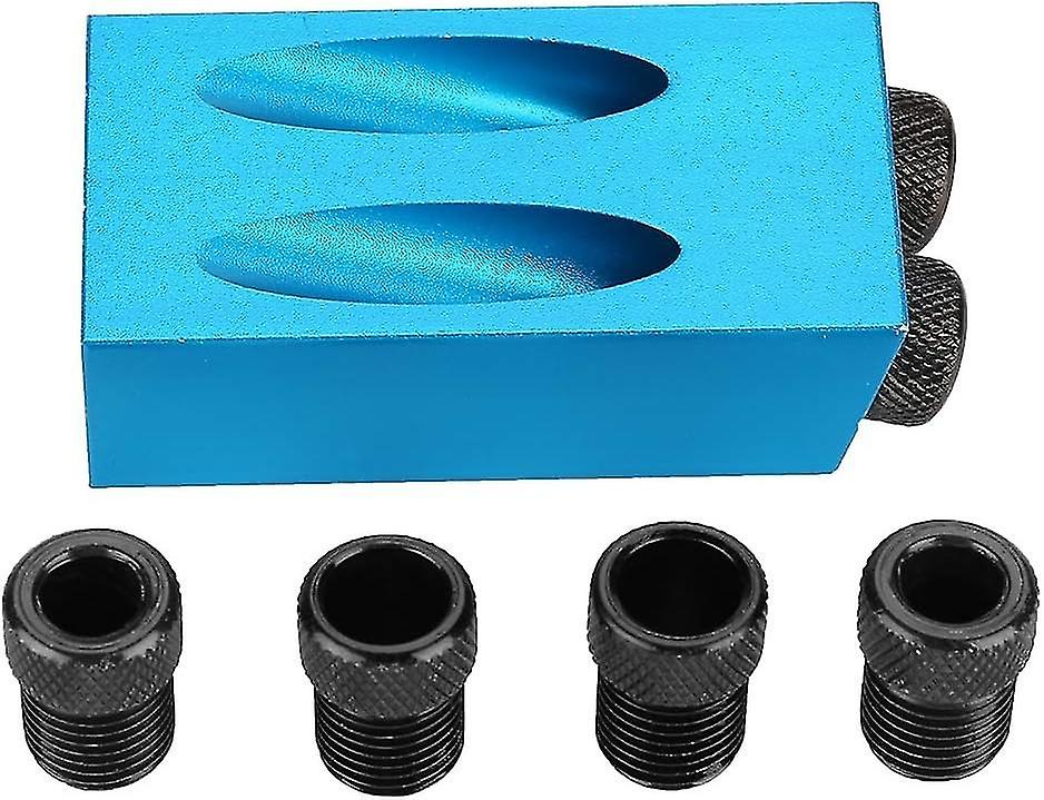 Pocket Hole Jig set 15° Joinery Guide Oblique Hole Positioner 6/8 /10mm Trim Locator
