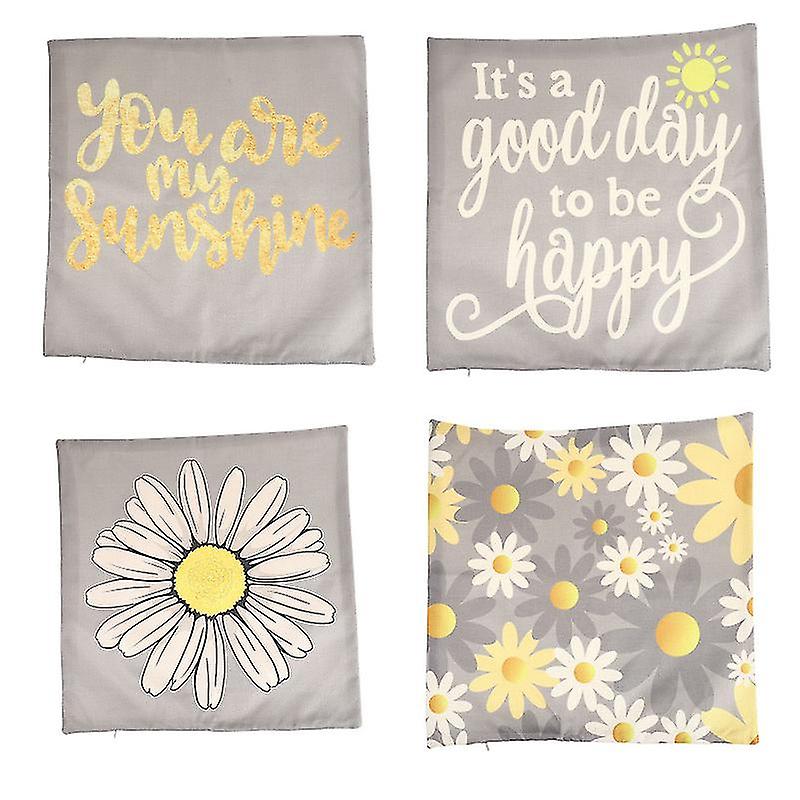 4pcs Sofa Office Pillowcase