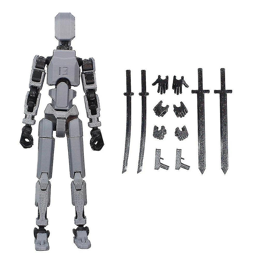 T13 Actionfigur Titan 13 Actionfigur Robot Action Figur3D-trykt action