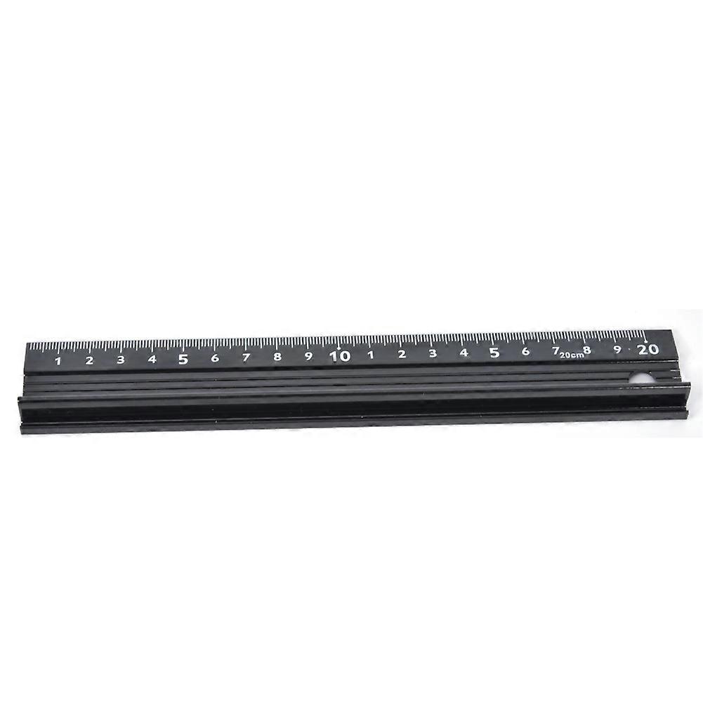 Cutting Ruler L Type Aluminum Alloy Measuring Tool Hardware Accessory for Length Measurement(L Type 20cm )