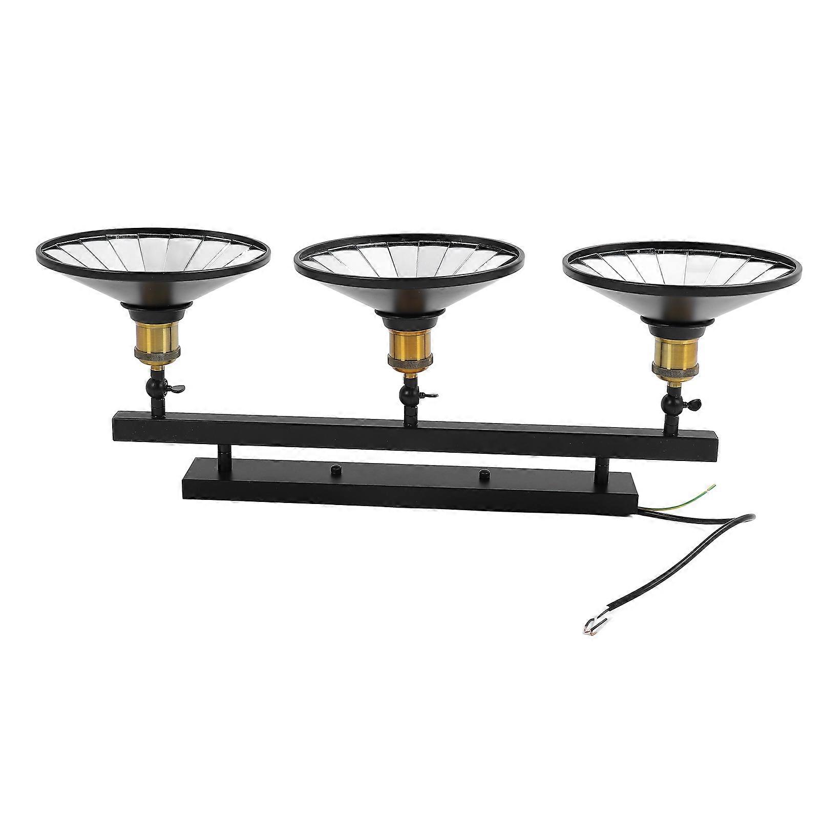 مصباح معلق صناعي بثلاثة مصابيح على شكل مزرعة، مصباح معلق على السقف بتصميم عتيق، مناسب للمطبخ والممر والمطعم والمقهى