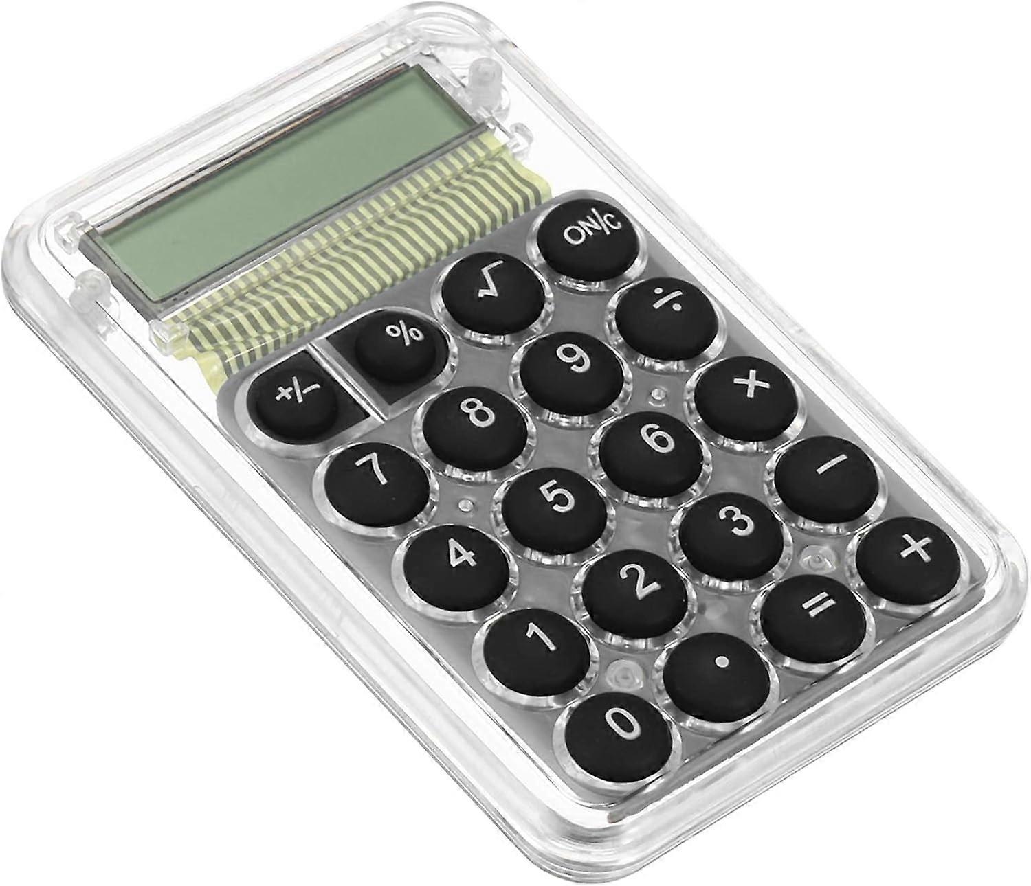 Desktop Calculator, Small 8 Digit LCD Display Mini Pocket Portable Desk Calculator Standard Function for Home Office -Yx