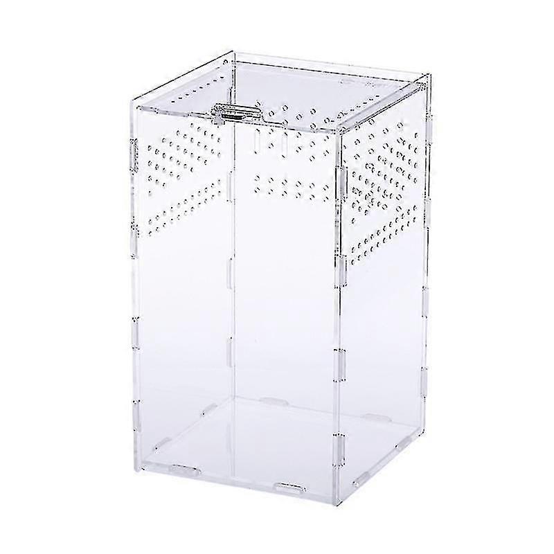 Ακρυλικά δοχεία terrarium κιβωτίων σίτισης ερπετών για το σκαθάρι βατράχων σαύρας αράχνης