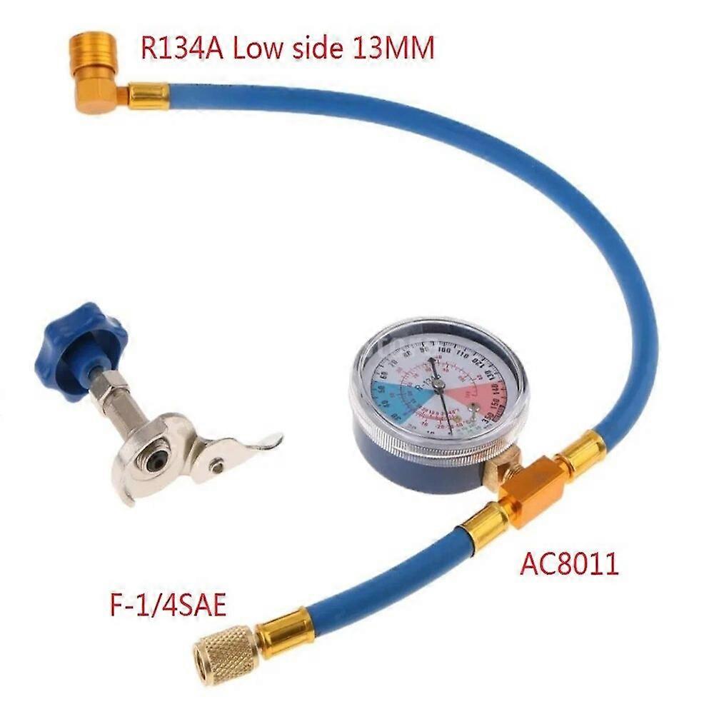 Universal r134a Gas Air Conditioning Refill R12 R22 R134a Refrigerant Gas Open Valve Car Air Conditioner Recharge Hose Gauge FN9U1461