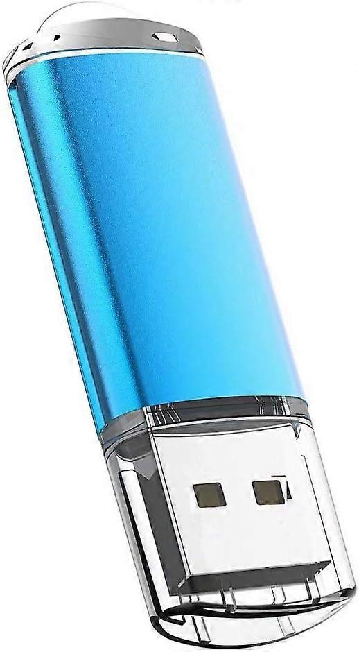 1 Pack 32GB USB 2.0 Flash Drive Memory Stick Thumb Drives (Blue)
