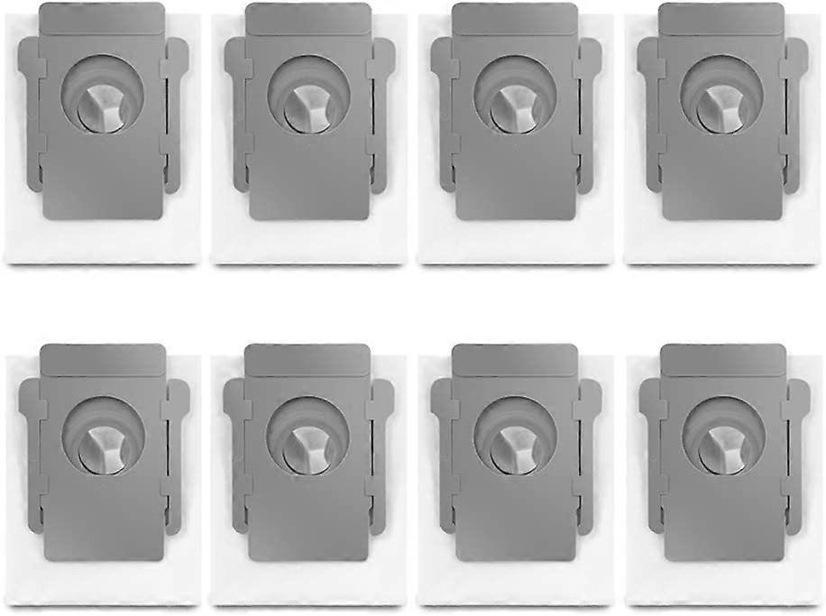 8 Pack Replacement Vacuum Bags for iRobot Roomba i7 i7+ i3 i3+ i4 i4+ i6 i6+ i8 i8+ i1 i1+ j7 j7+/Plus S9 S9+ I & S & J Series Robot Vacuum Parts, Bul