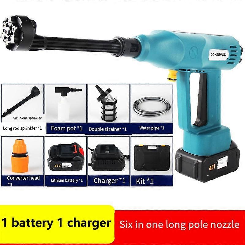 Redkid Wireless High Pressure Car Washing Machine Rechargeable Electric Car Washer With Lithium Batt