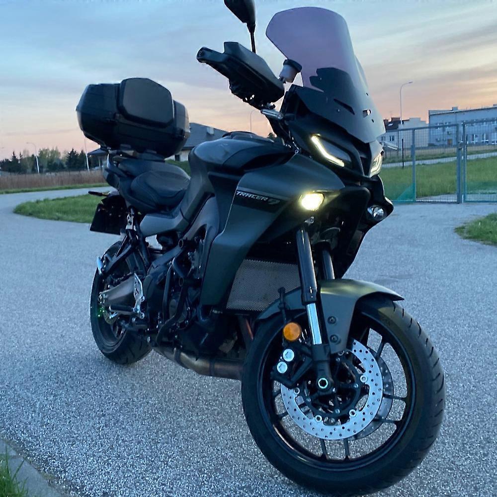 Parabrezza / Carenatura Per Yamaha Tracer 9 / Tracer 9 GT (2021-2023) - Nero, In ABS, Per Maggiore Protezione Dal Vento E Insetti