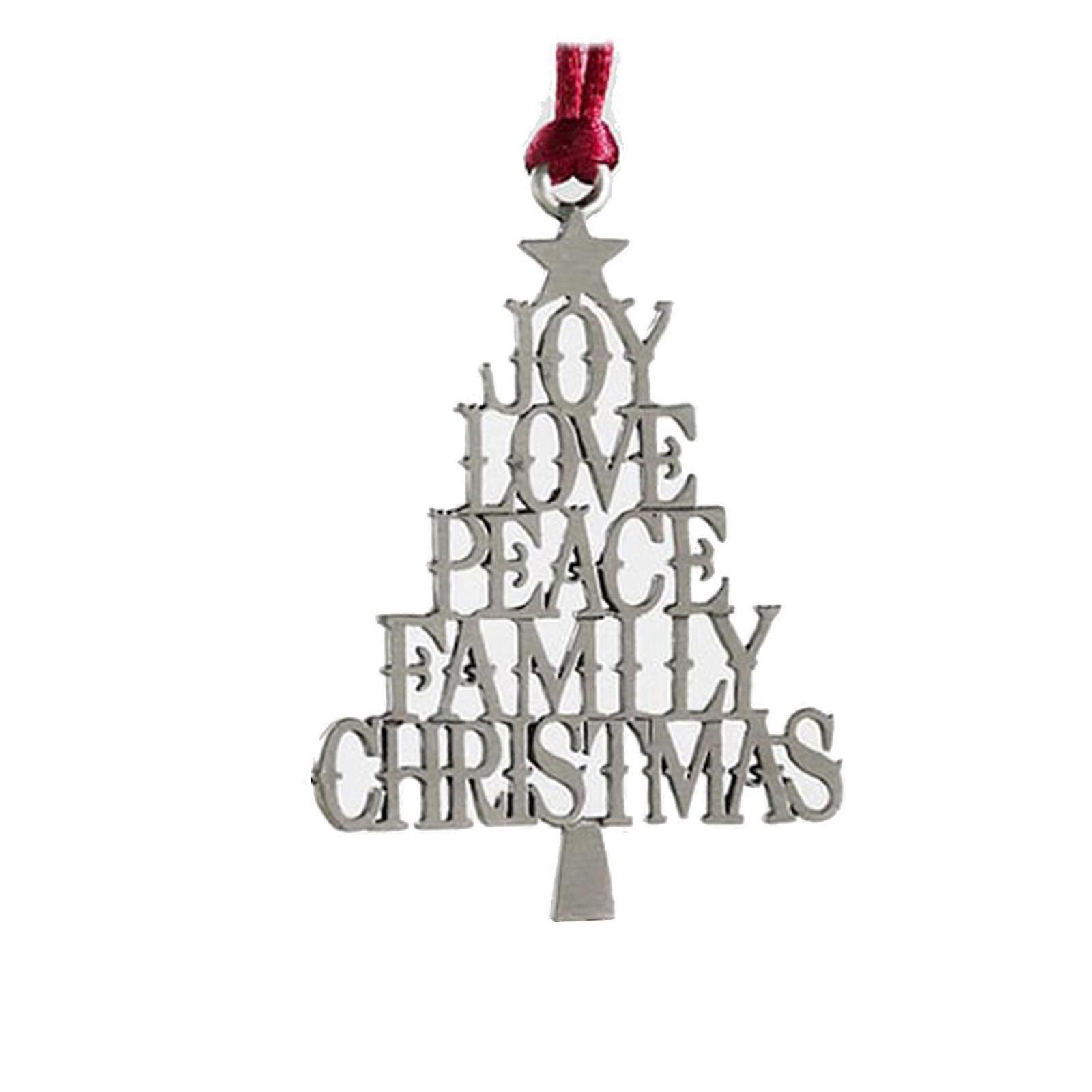 Sled Pewter Tree Ornt Rat